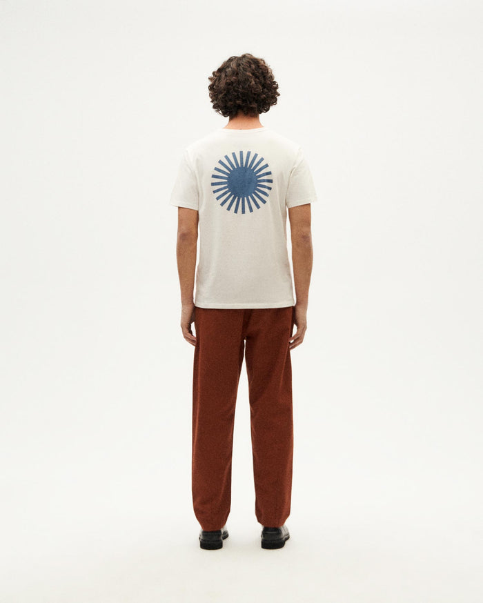thinking mu Camiseta blanca Sol espalda indigo Limitado a 3 días