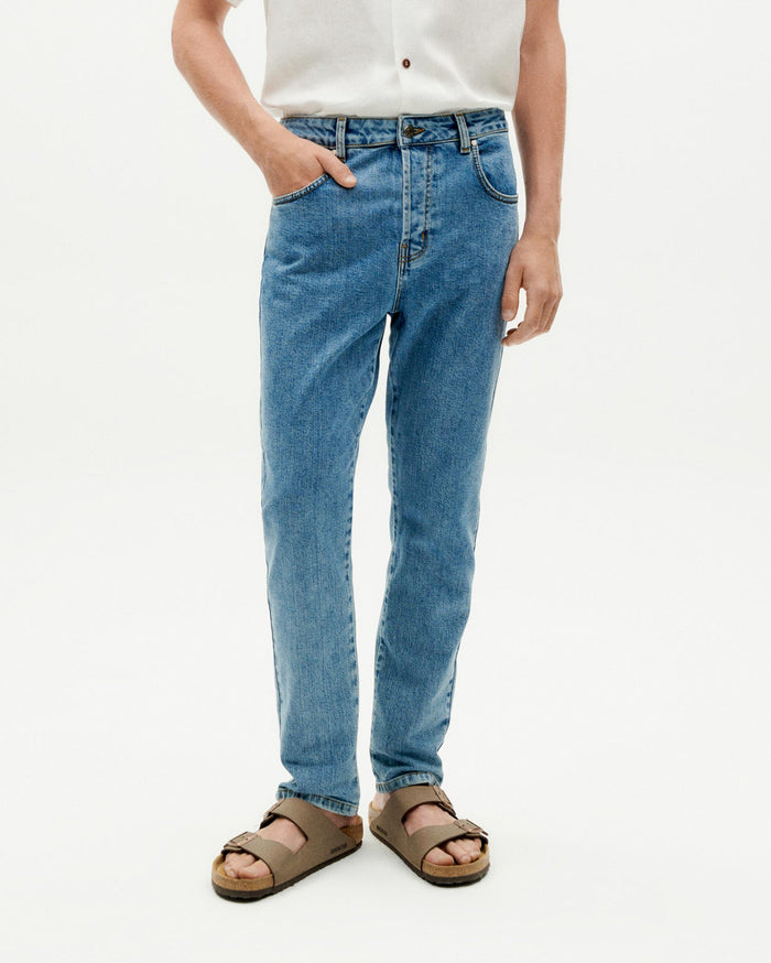 thinking mu Pantalón 5 Pockets light clean denim Ahorra y exporta