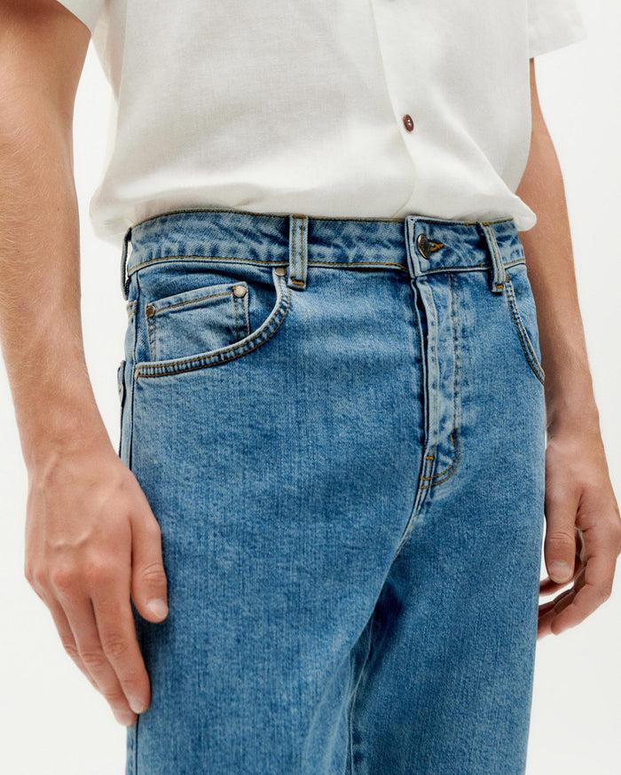 thinking mu Pantalón 5 Pockets light clean denim Ahorra y exporta