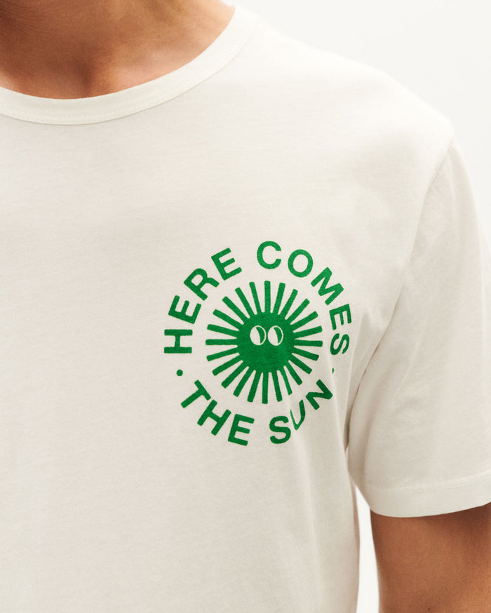 thinking mu Camiseta blanca Happy sun Oferta exclusiva