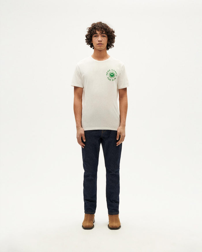 thinking mu Camiseta blanca Happy sun Oferta exclusiva