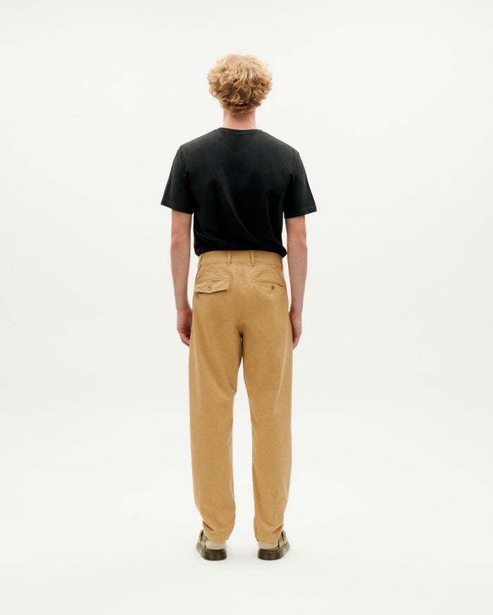 thinking mu Pantalón camel Wotan Ofertas de temporada