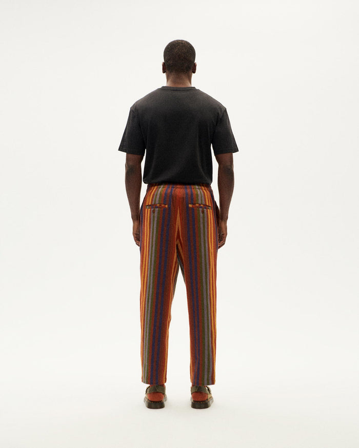 thinking mu Pantalón multicolor rayas Luc Rebajas de fin de temporada