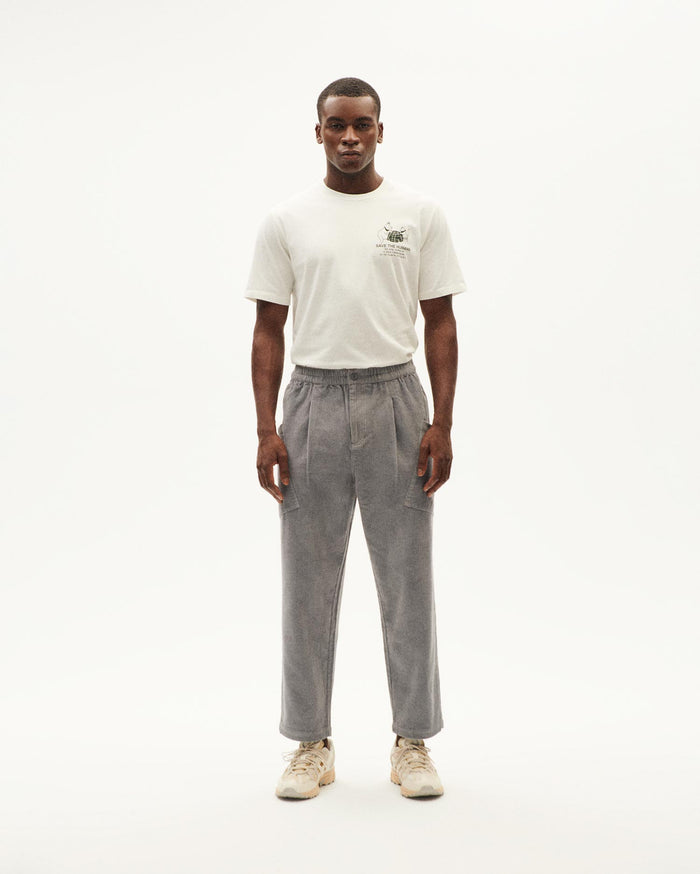thinking mu Pantalón gris pana Max Devoluciones gratuitas