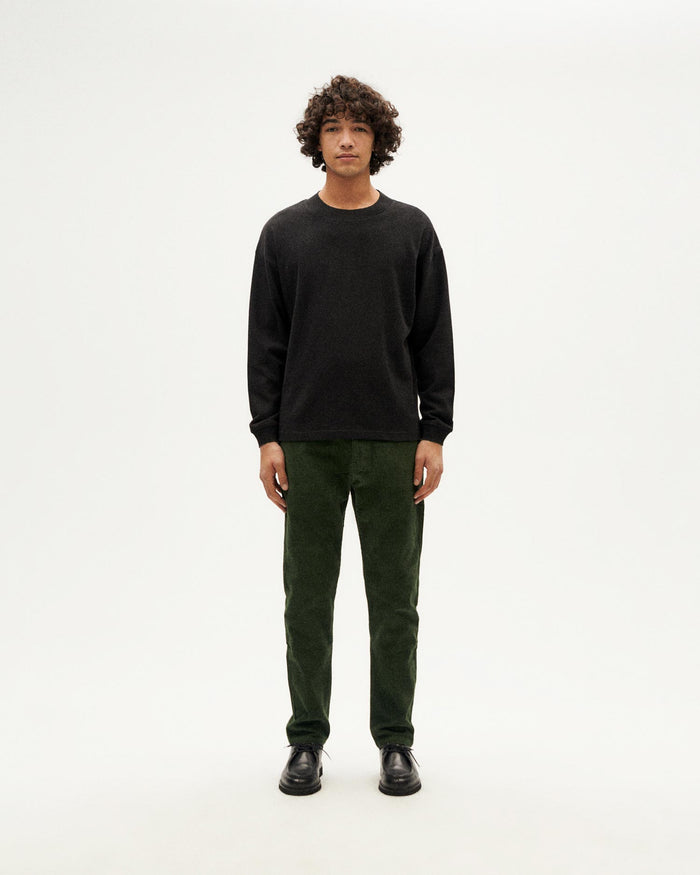 thinking mu Camiseta gruesa negra hemp Doug Outlet