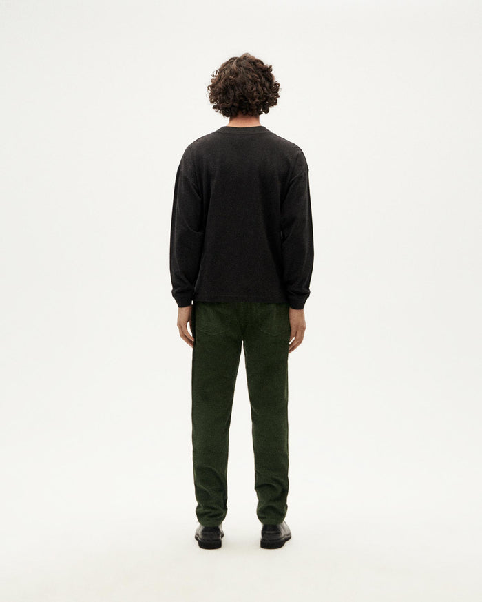 thinking mu Camiseta gruesa negra hemp Doug Outlet