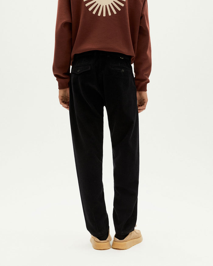 thinking mu Pantalón negro pana Wotan Outlet online
