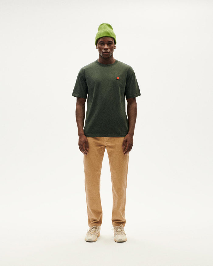thinking mu Camiseta verde face Sol espalda rojo Aaron Descuento