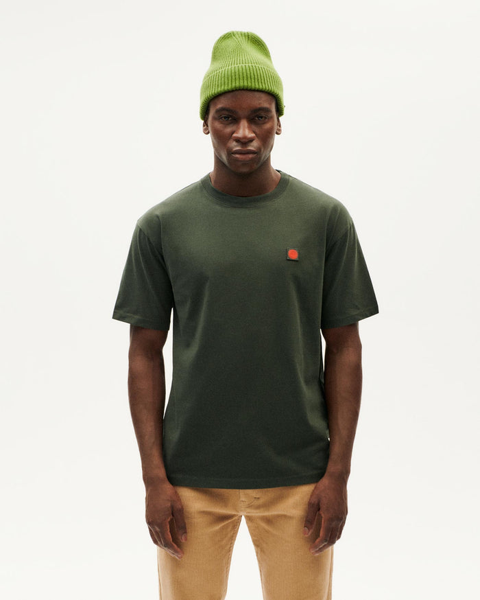 thinking mu Camiseta verde face Sol espalda rojo Aaron Descuento