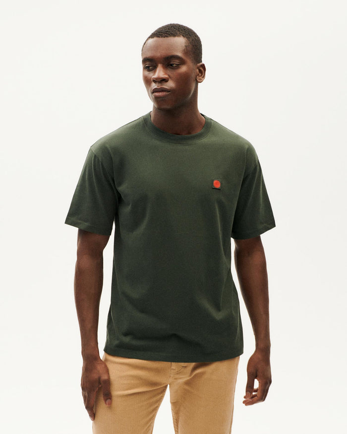 thinking mu Camiseta verde face Sol espalda rojo Aaron Descuento