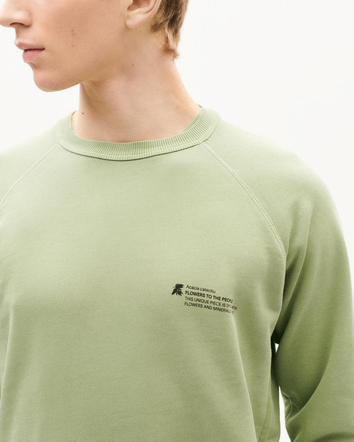 thinking mu Sudadera Acacia tinte natural hombre Oferta especial