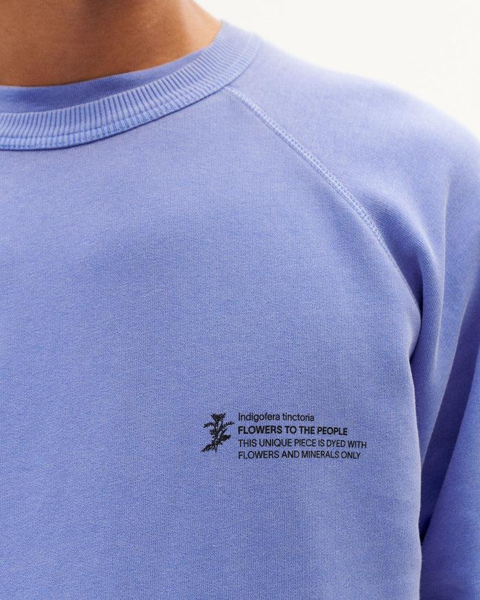 thinking mu Sudadera Violeta tinte natural hombre ÚLTIMAS EDICIONES