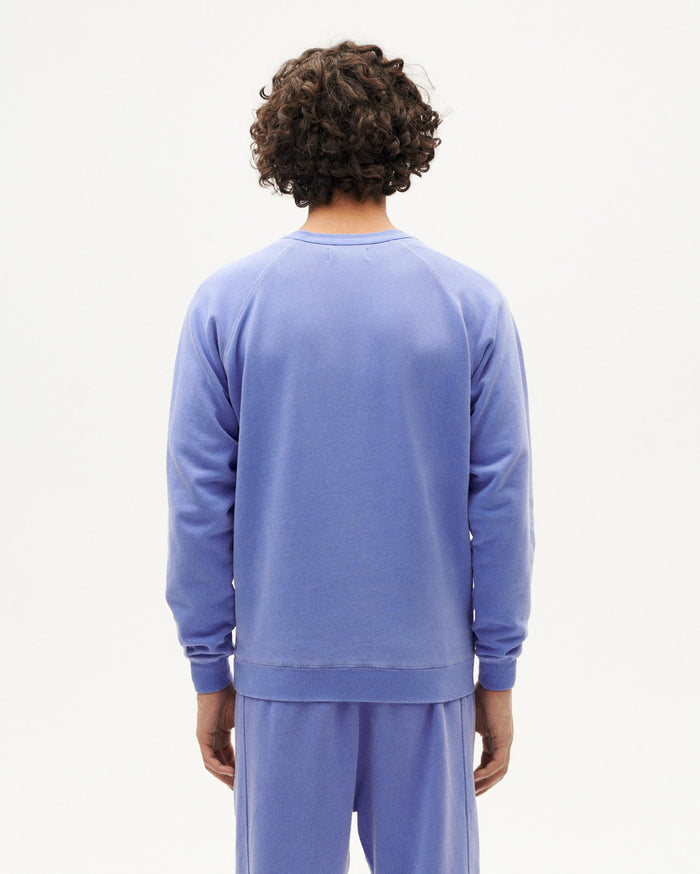 thinking mu Sudadera Violeta tinte natural hombre ÚLTIMAS EDICIONES