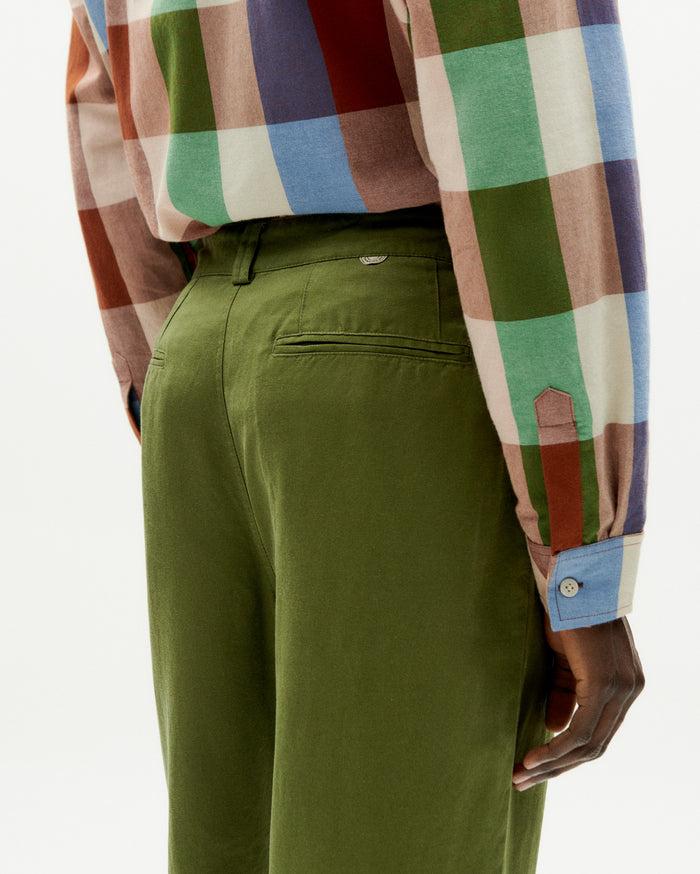 thinking mu Pantalón verde Hemp Moero Último día