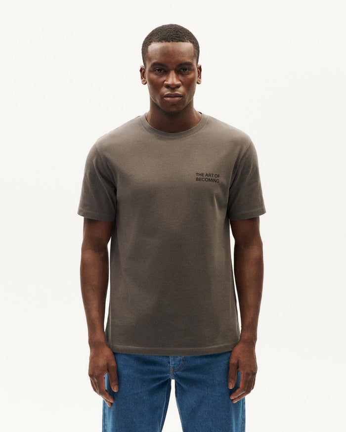 thinking mu Camiseta gris Becoming Oferta especial de fábrica