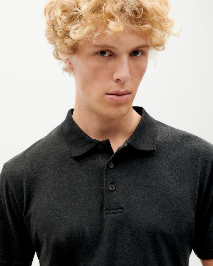thinking mu Polo negro Hemp Promoción trimestral