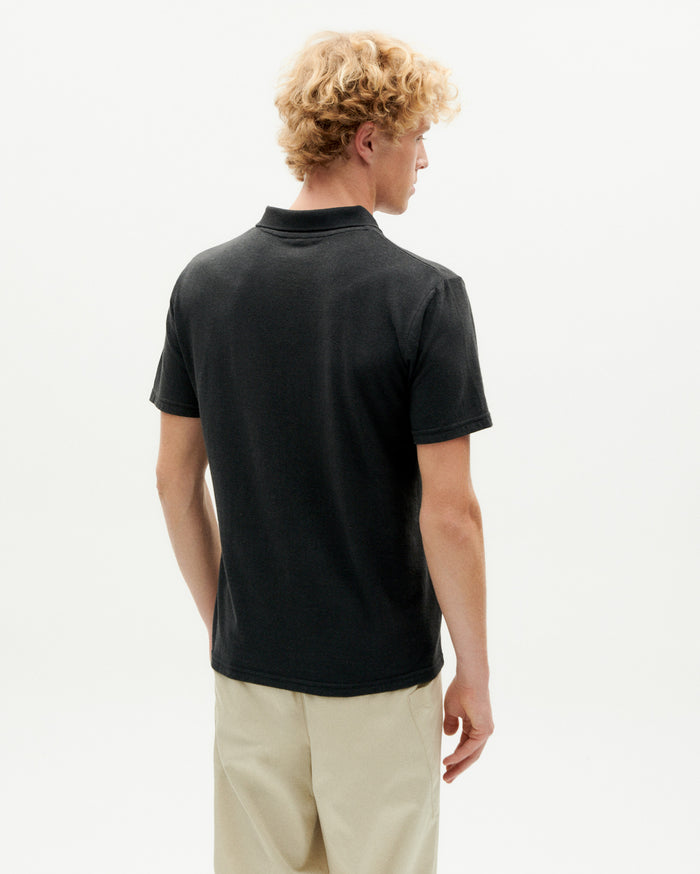 thinking mu Polo negro Hemp Promoción trimestral