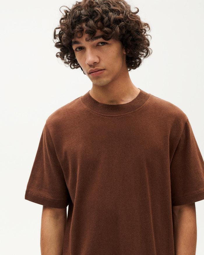 thinking mu Camiseta gruesa marrón hemp Roy Superdescuento