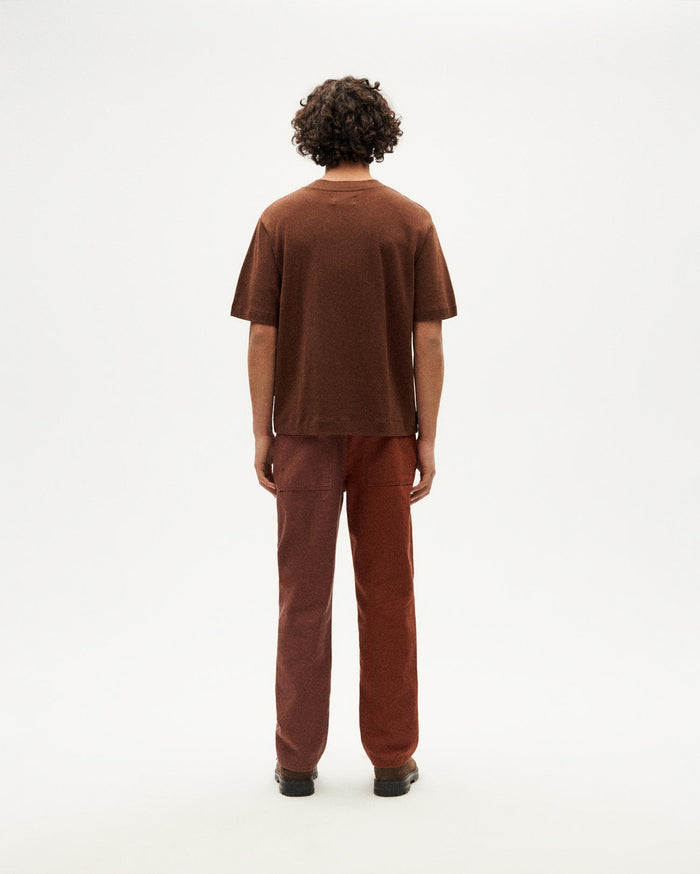 thinking mu Camiseta gruesa marrón hemp Roy Superdescuento