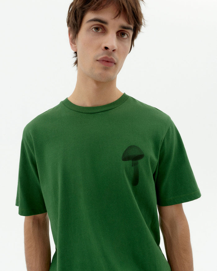 thinking mu Camiseta verde funghi Zach Liquidación