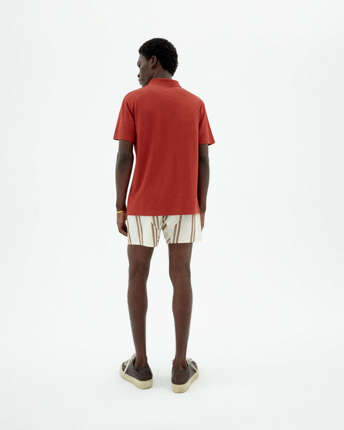 thinking mu Polo rojo hemp Limitado a 3 días