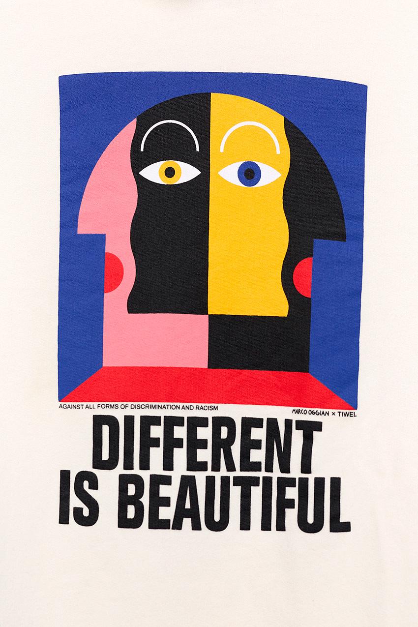 tiwel Sudadera Different by Oggian Ofertas