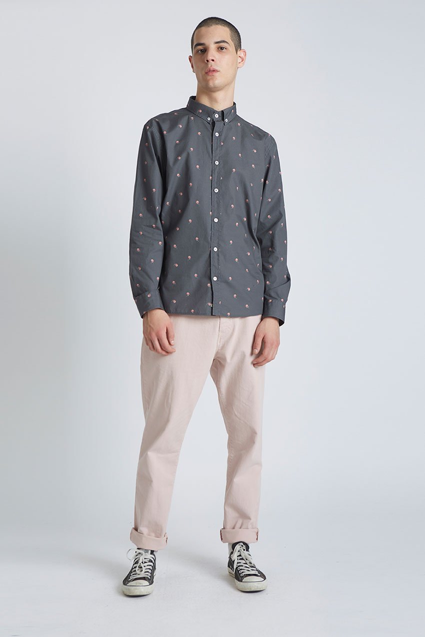 tiwel Camisa Thorn Faded Black ÚLTIMAS EDICIONES