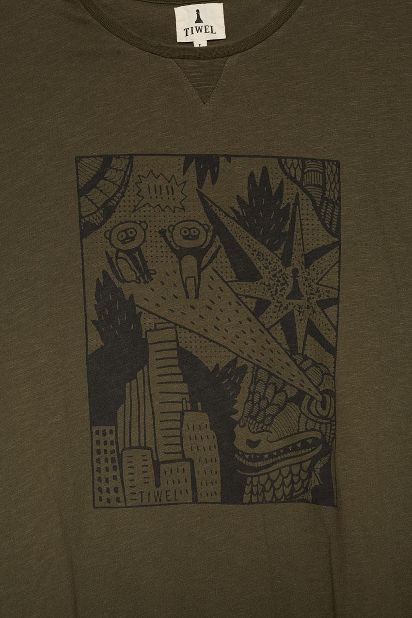 tiwel Camiseta Zilla Última moda