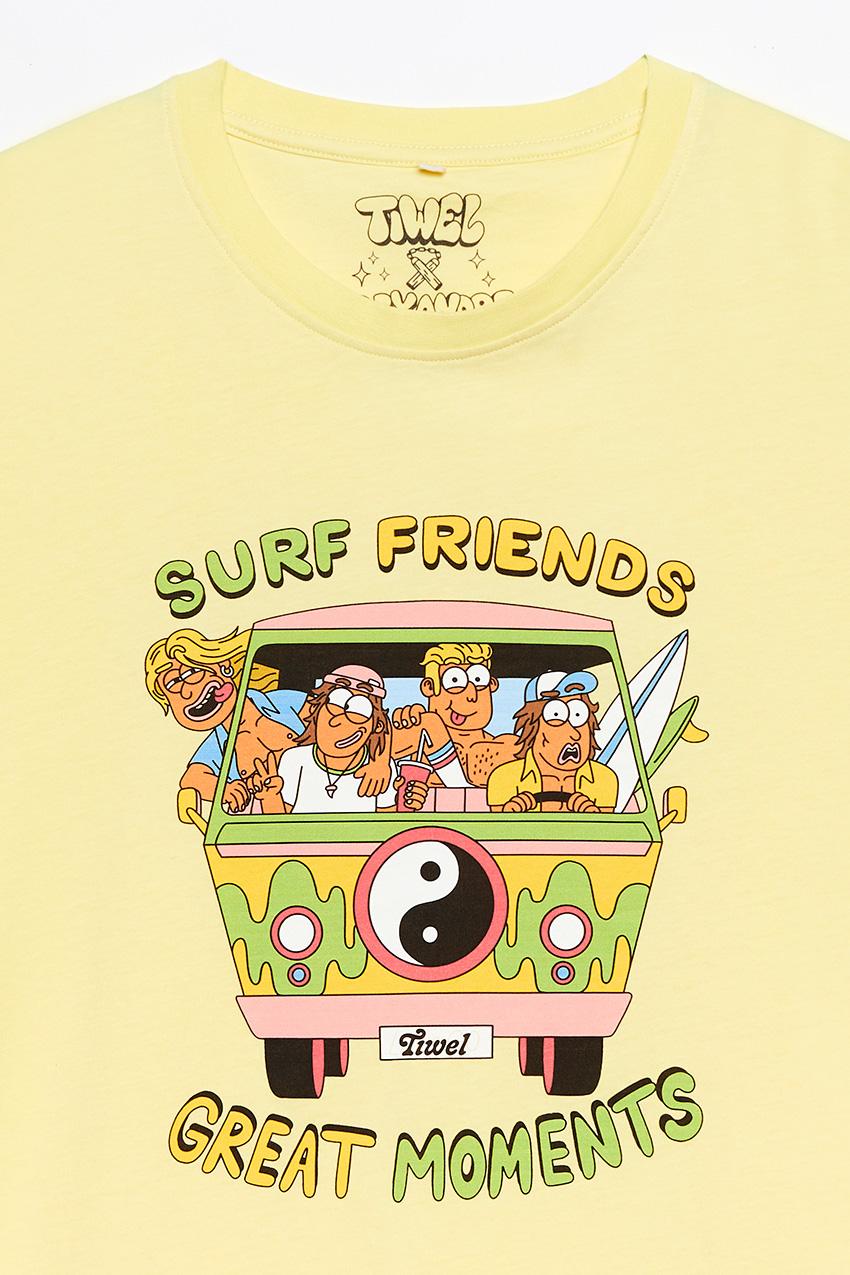 tiwel Camiseta Surf Van by Alexandre Nart Tienda