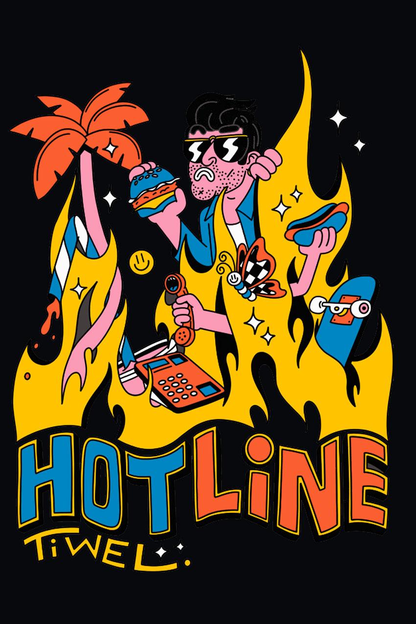 tiwel Camiseta Hott by Alexandre Nart Liquidación