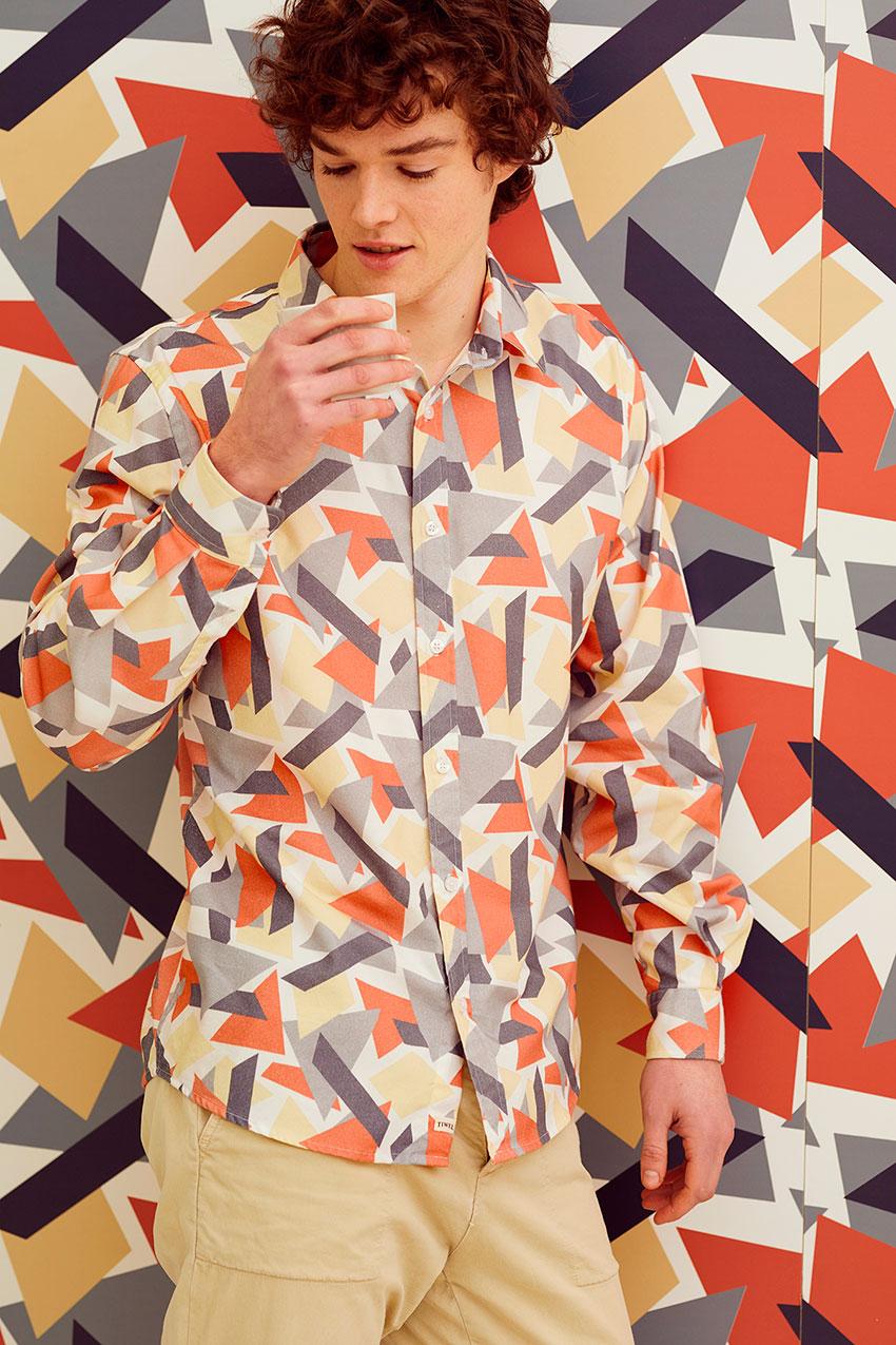 tiwel Camisa Geo Descuentos del mes