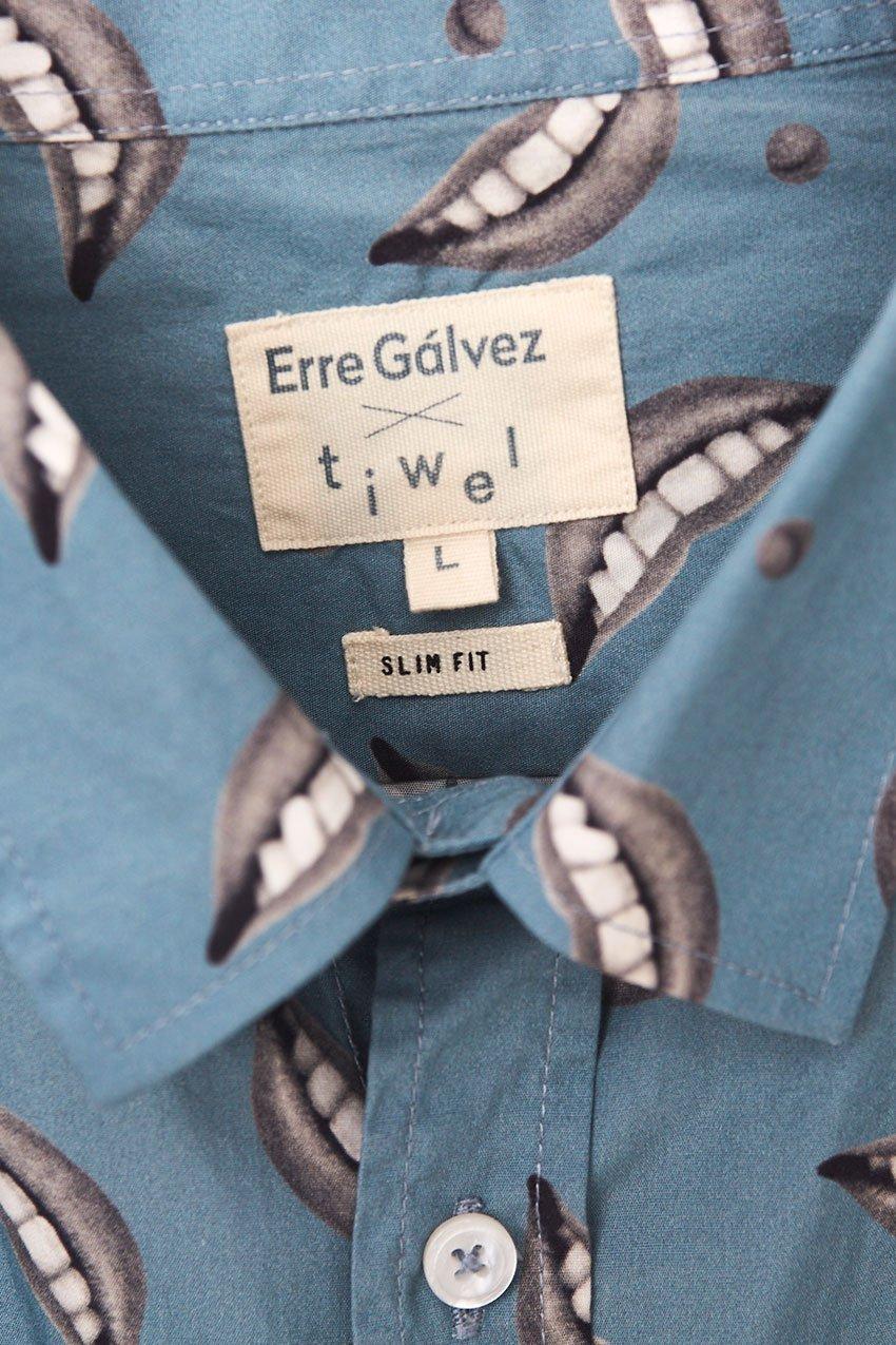 tiwel Camisa White Teeth by Erre Gálvez Descuento por venta flash