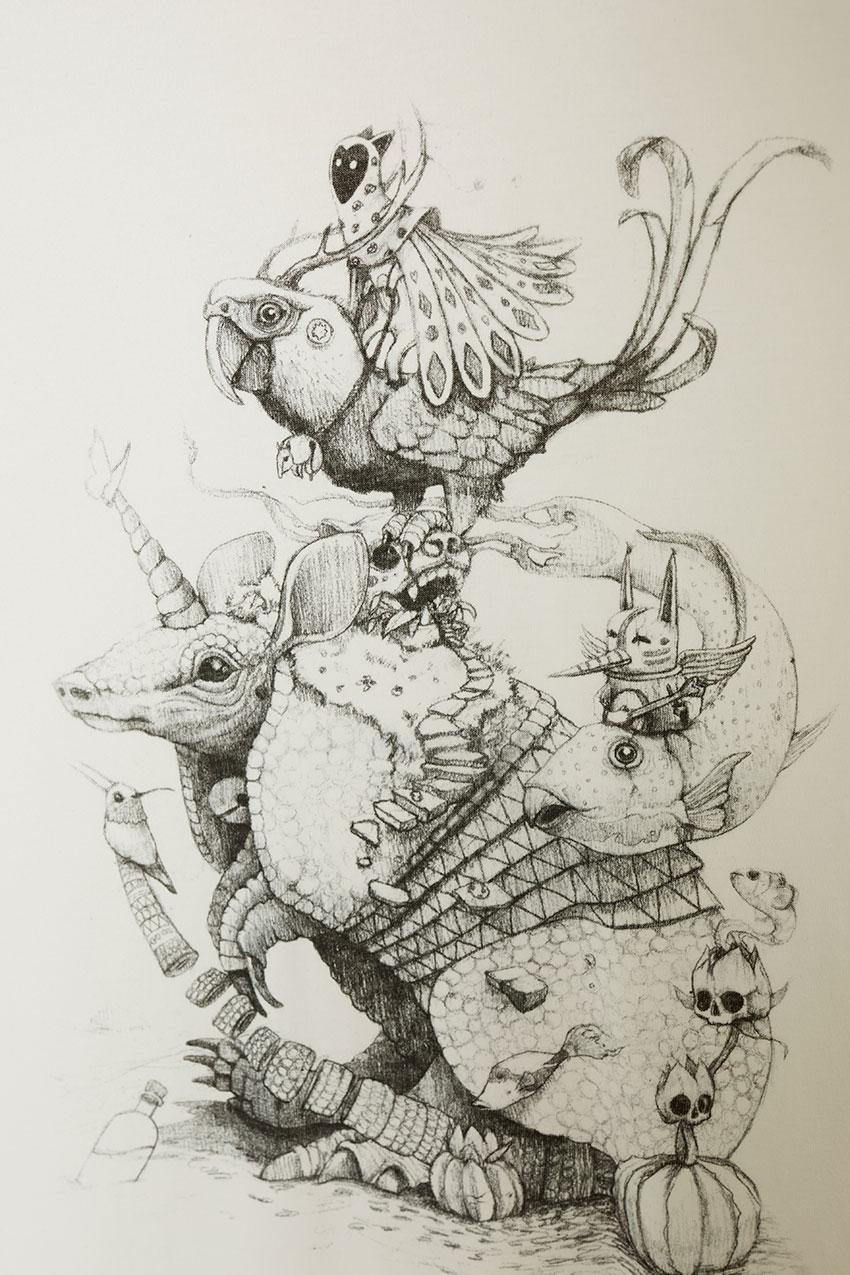 tiwel Camiseta Dulk-Sketch En oferta