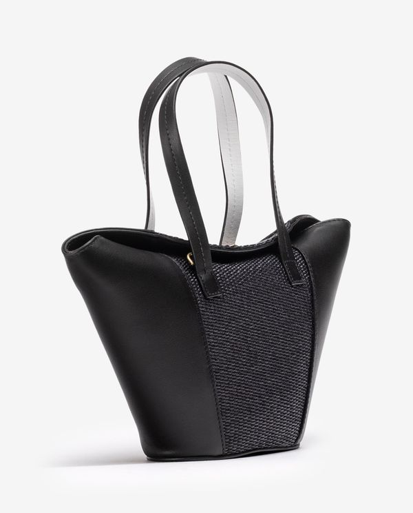 unisa Bolso pequeño de piel y rafia Rebajas online