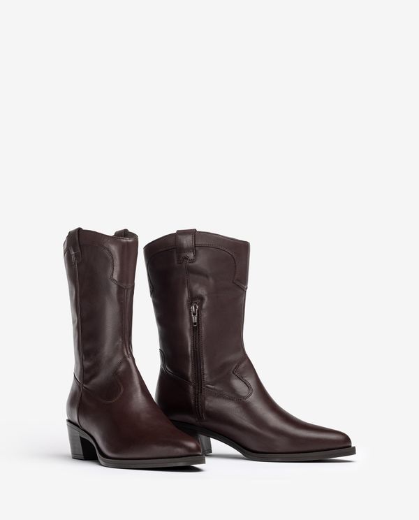 unisa Bota cowboy de media caña Precio ultrabajo