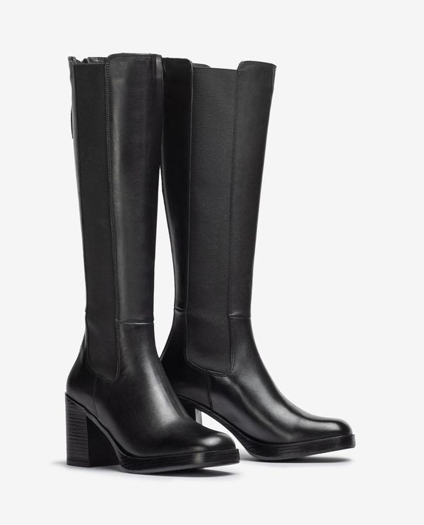 unisa Bota de caña alta estilo chelsea Oferta especial