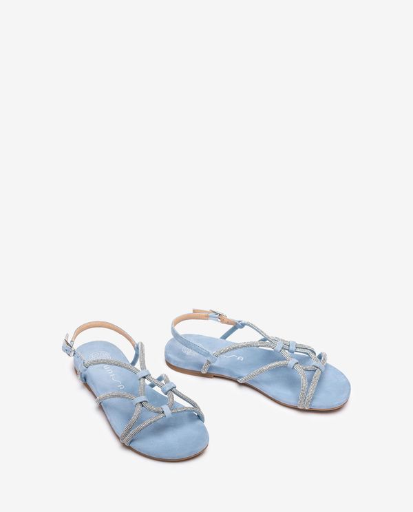 unisa Sandalia plana de ante Oferta exclusiva