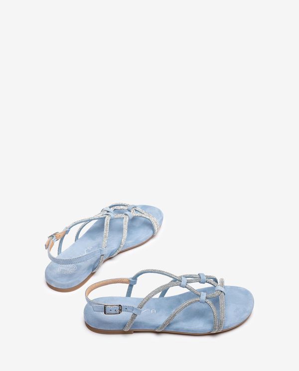 unisa Sandalia plana de ante Oferta exclusiva