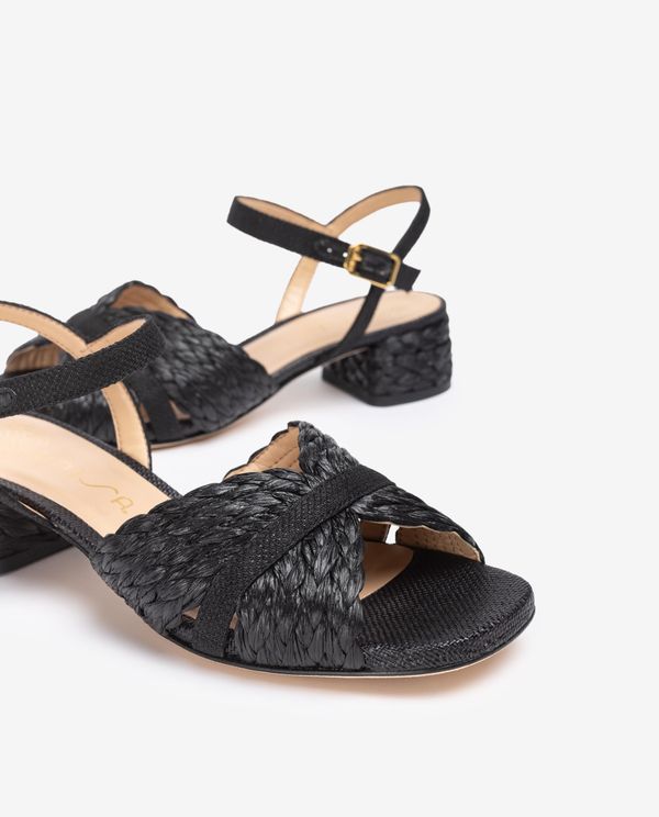 unisa Sandalia fabricada en rafia Ofertas especiales