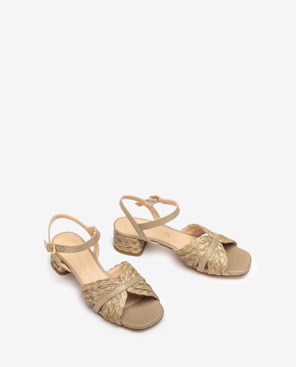unisa Sandalia fabricada en rafia Rebajas de fin de temporada