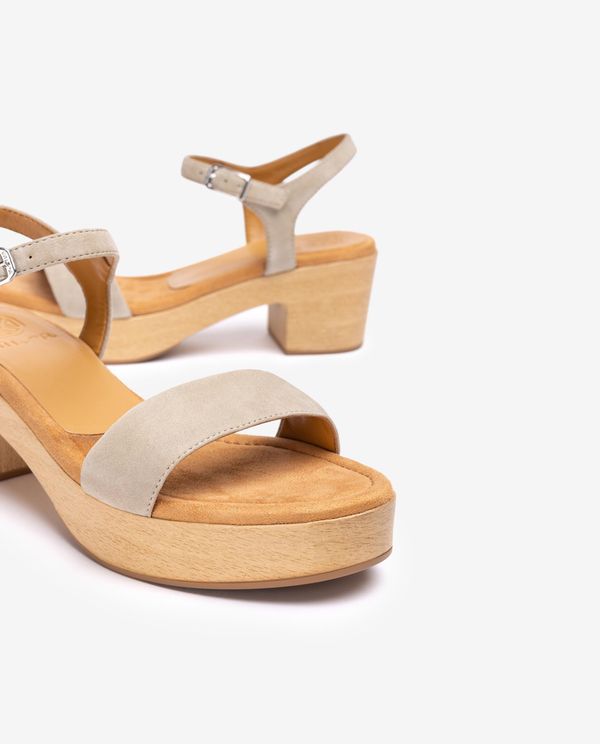 unisa Sandalia bloque efecto madera Gran oferta
