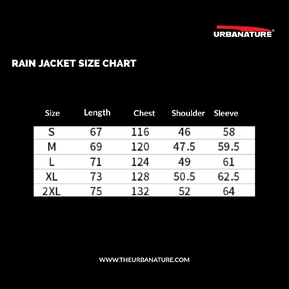 urbanature Rain Jacket V1- Black Rock Grandes descuentos