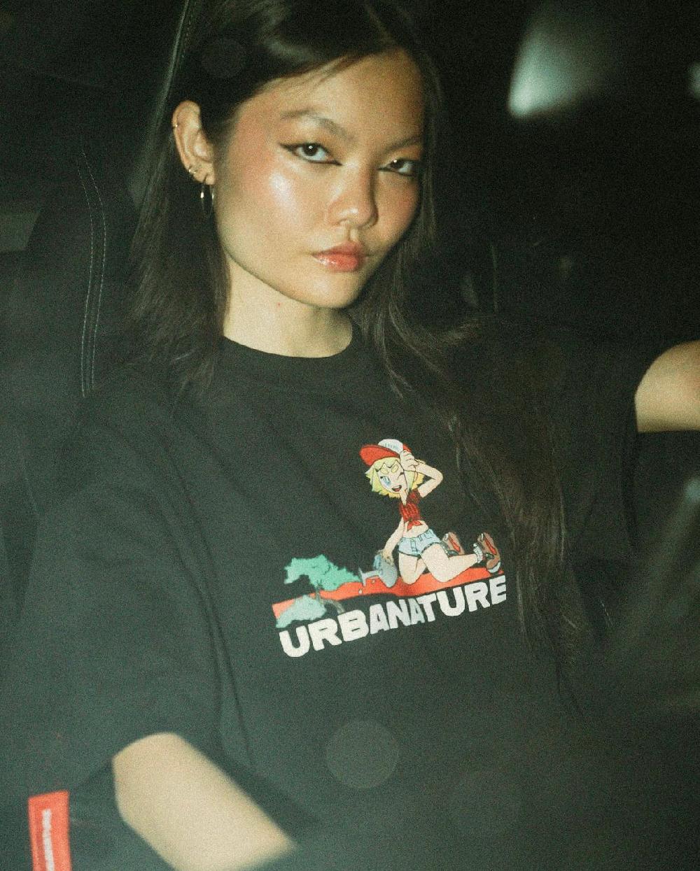 urbanature T-shirt- Black Rebajas de fin de temporada