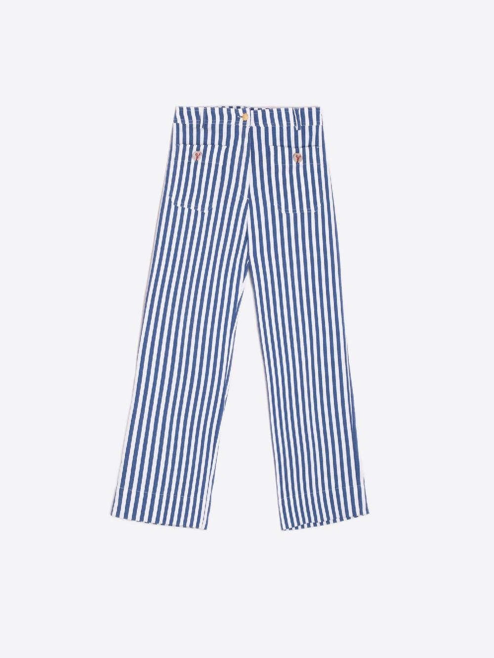 vilagallo PANTALON RAYAS PUERTO BANUS Oferta especial de fábrica