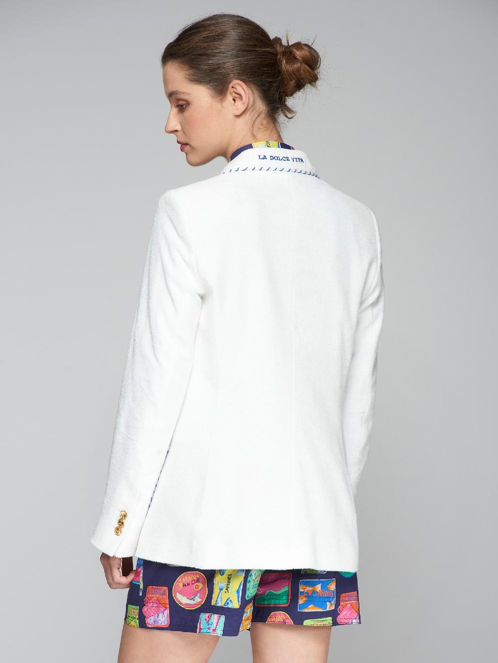 vilagallo CHAQUETA RIVA EMB BLANCO FELPA Superdescuento