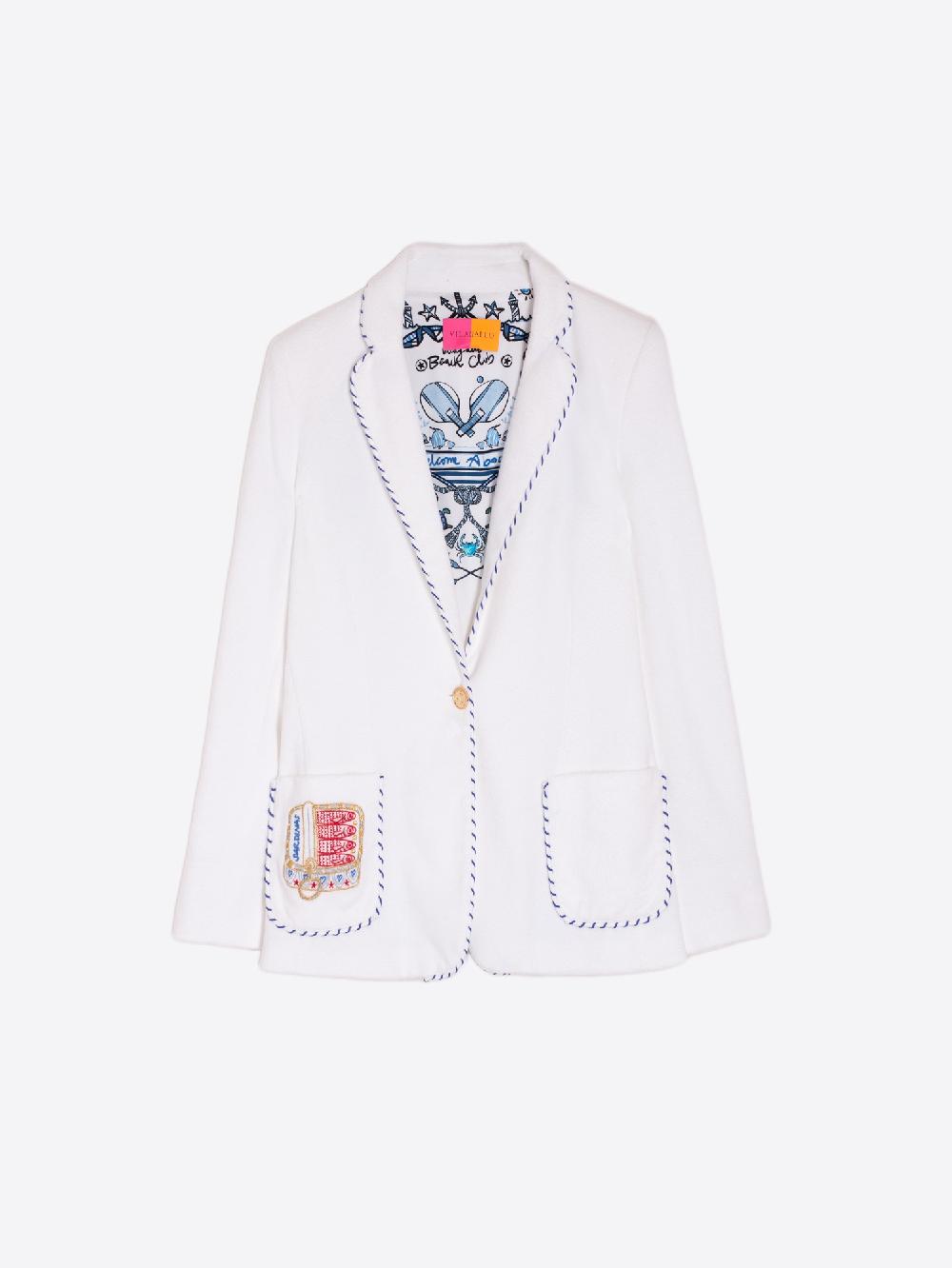 vilagallo CHAQUETA RIVA EMB BLANCO FELPA Superdescuento