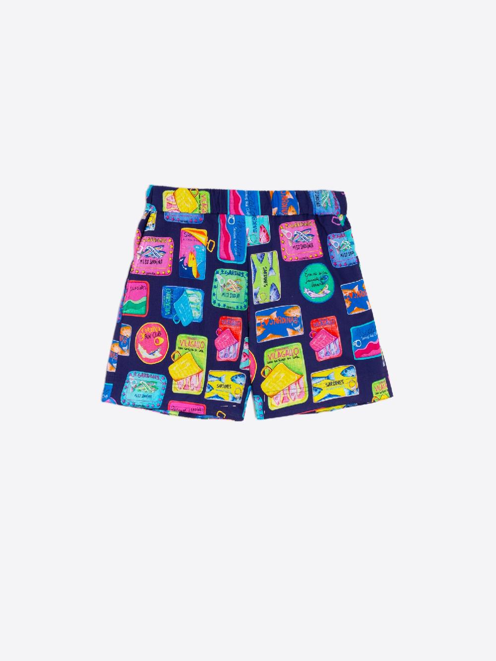 vilagallo BERMUDA SARDINAS NAVY VOILE Tienda de fábrica