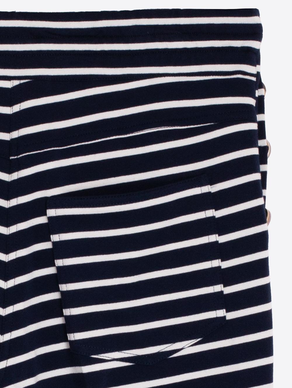 vilagallo PANTALON PUNTO RAYA AZUL BOTONES Precios de Black Friday
