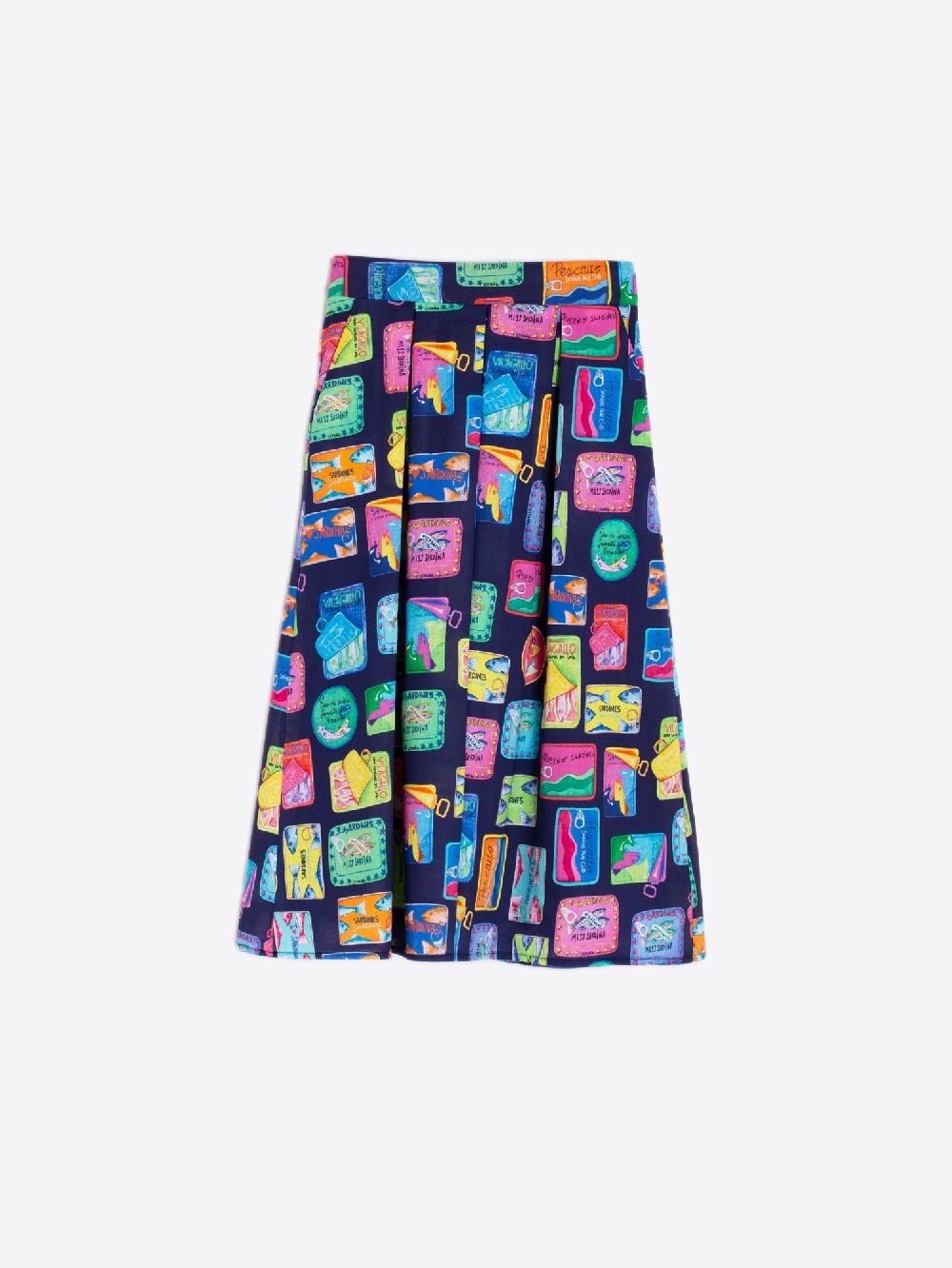 vilagallo FALDA SARDINAS NAVY VOILE Libre de impuestos