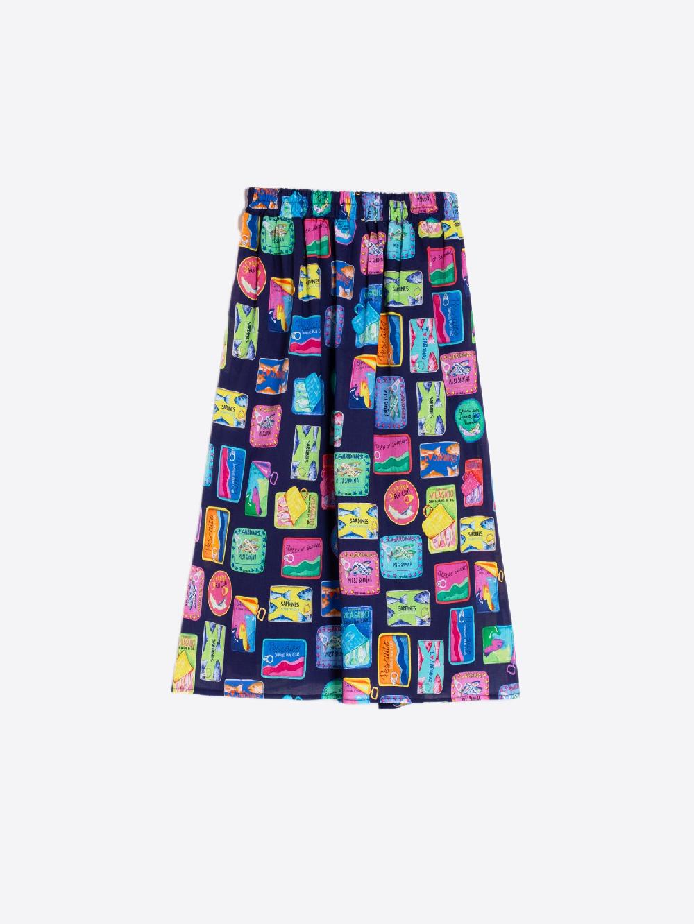 vilagallo FALDA SARDINAS NAVY VOILE Libre de impuestos